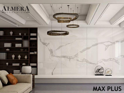 Керамограніт під мармур формату XL від Almera Ceramica, Іспанія - колекція Max Plus в салоні San Remo!